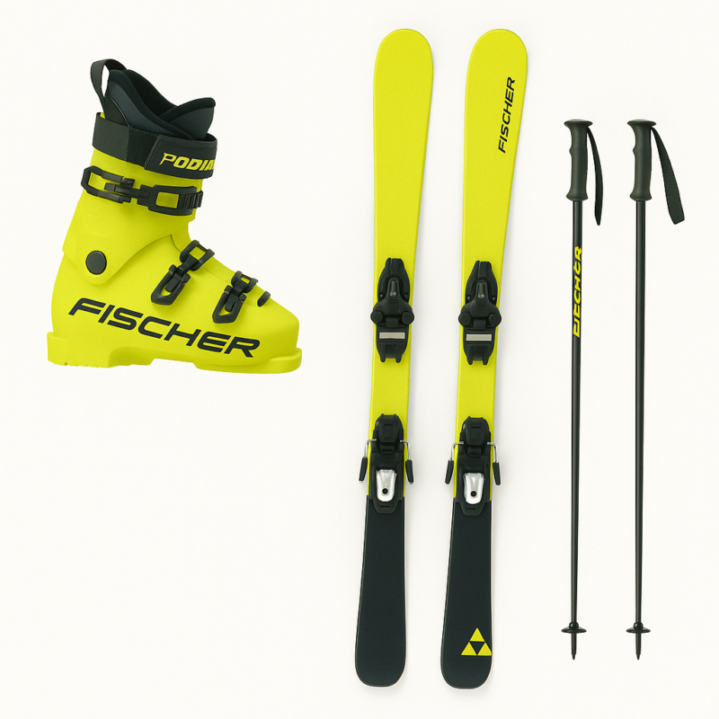Ski Alta Gama (Botas + Ski + Bastones)